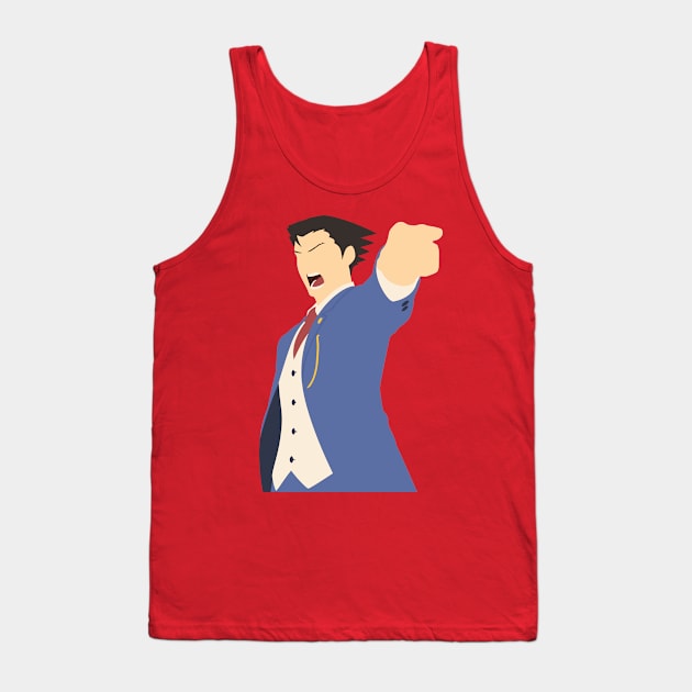 Ace Attorney - Pheonix Wright Tank Top by billistore